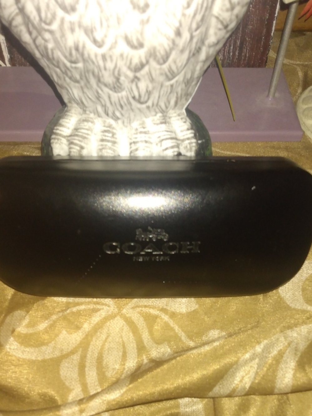 Coach Classic Hard Shell Eyeglass and Sunglasses Case Black